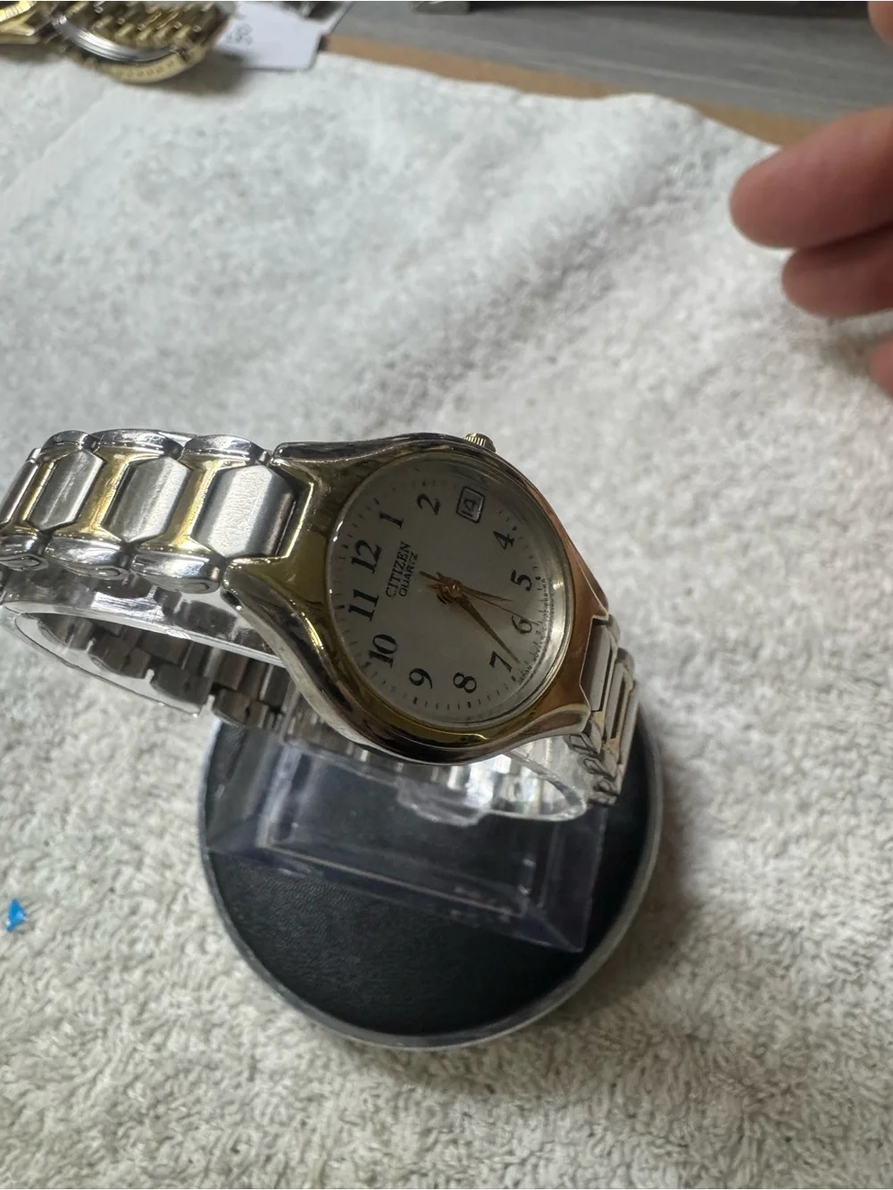 Citizen Two-Tone Gold and Silver Analog Quartz Watch